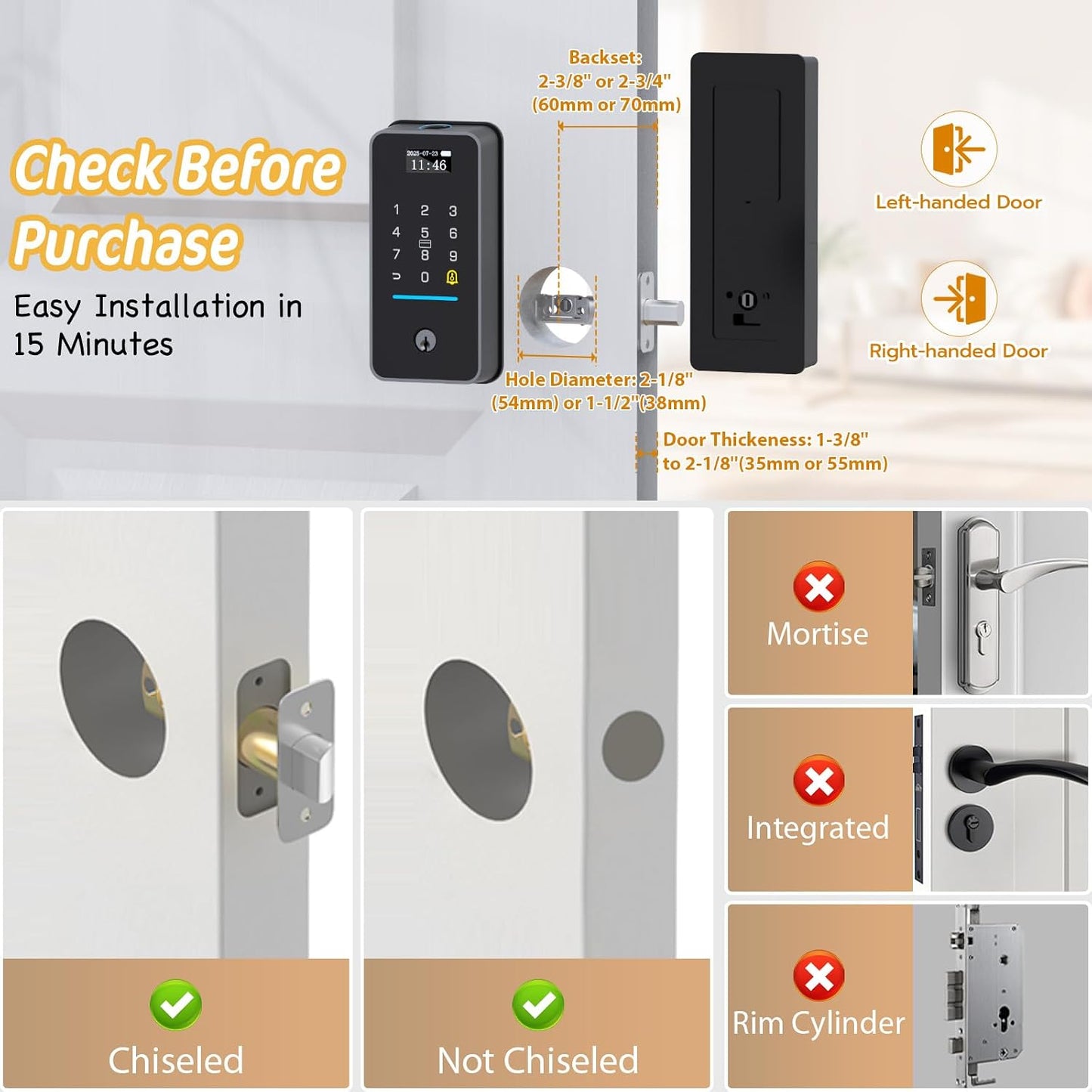 Built-in Wi-Fi remote alerts in the Bestkid smart lock mobile app