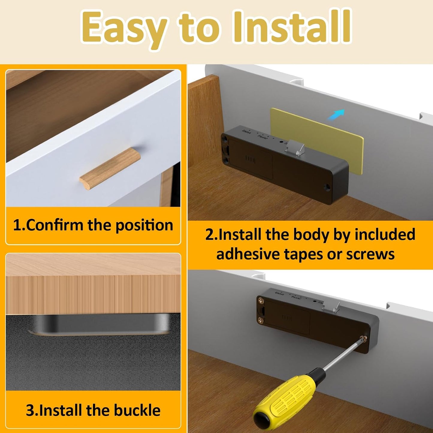Smart cabinet lock controlled from an Apple Watch