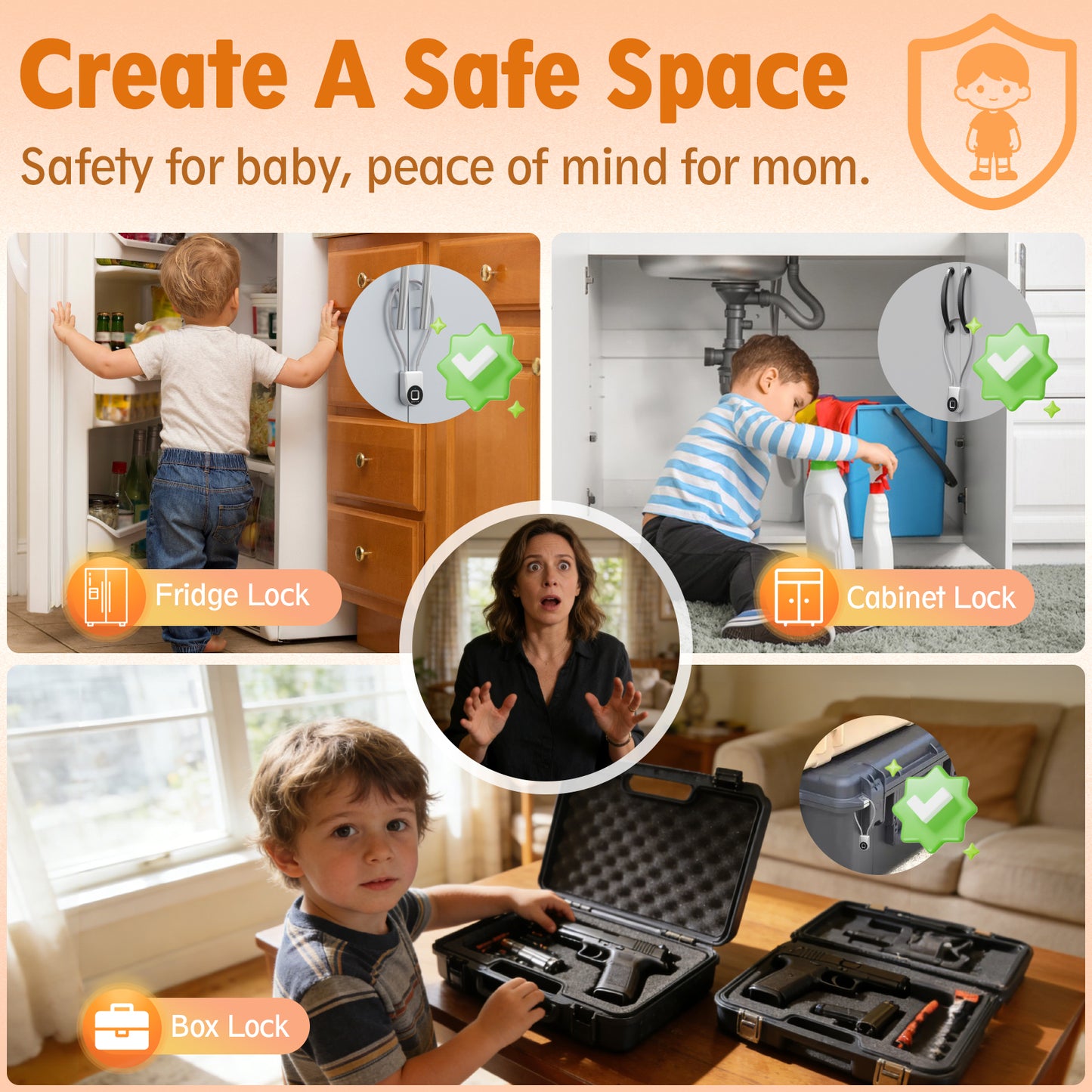 Bestkid Fingerprint Cable Lock