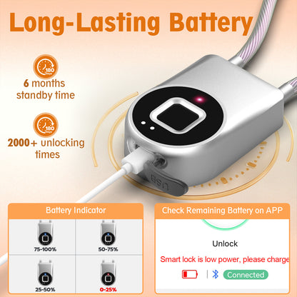 Bestkid Fingerprint Cable Lock