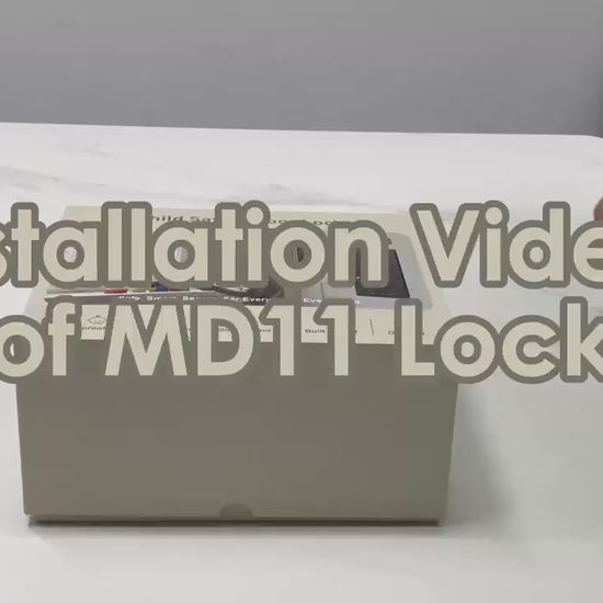Bestkid child-safe door lock installation and Child Safety Mode demonstration video
