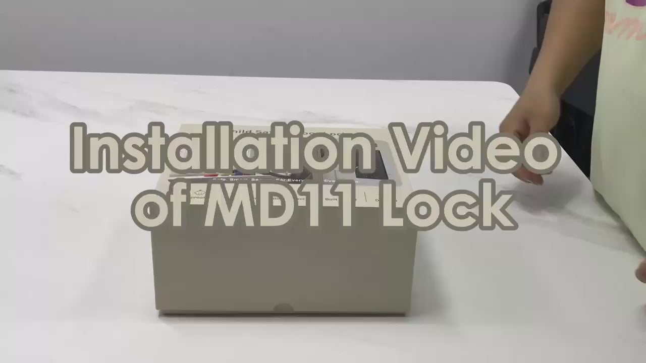 Bestkid child-safe door lock installation and Child Safety Mode demonstration video