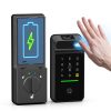 Palm Vein Smart Door Lock,6 in 1 Keyless Entry Door Lock, Auto Lock,Built-in WiFi,No hub No Drilling